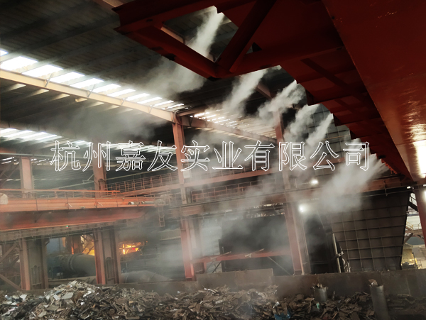 唐山正丰钢铁有限公司安装使用“雾王”喷雾降尘系统案例